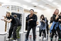 PARCO PRODUCE 2025 ミュージカル「アメリカン・サイコ」稽古場の様子。（撮影：岡千里）