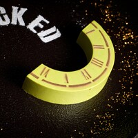 「アフタヌーンティーセット～『ウィキッド』～」より、「ドラゴン時計 ～抹茶のケーキ～」。