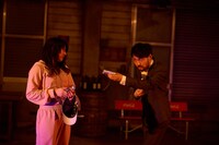 ぺぺぺの会「新NISA批評演劇『悲円 -pi-yen-』」より。（撮影：日野敦友）