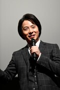 「シネマ歌舞伎／野田版・鼠小僧」舞台挨拶より、中村鶴松。