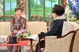 「徹子の部屋」より、左から前田美波里、黒柳徹子。©テレビ朝日