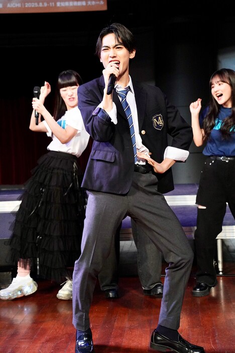 ミュージカル「ジェイミー」のプレイベントより髙橋颯。