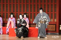 松竹創業百三十周年「四月大歌舞伎」昼の部「黒手組曲輪達引」より。