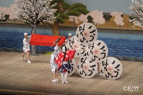 松竹創業百三十周年「四月大歌舞伎」昼の部「黒手組曲輪達引」より。