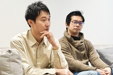 左から福原冠、三橋俊平。