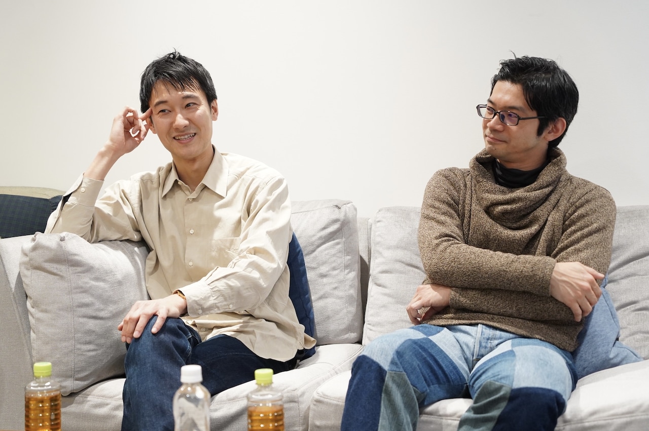 左から福原冠、三橋俊平。