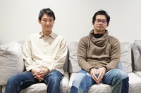 左から福原冠、三橋俊平。