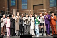 SHOW×MUSICAL「ドリームハイ」合同取材会より。左から長谷川初範、徳永ゆうき、瀬戸利樹、別所哲也、蒼井翔太、ジンジン（ASTRO）、近藤真彦、平野莉玖、王林、川﨑麻世、大友康平。