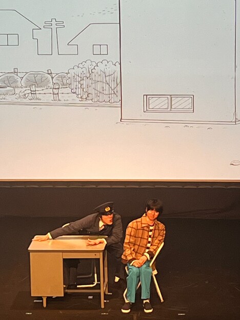 赤塚不二夫生誕90周年記念公演「赤塚不二夫スクラップブック」より。