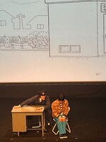 赤塚不二夫生誕90周年記念公演「赤塚不二夫スクラップブック」より。