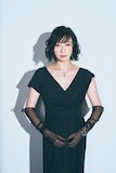 大空ゆうひ扮する女優・真理子。