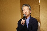 「六月博多座大歌舞伎」記者会見より、中村七之助。