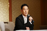 「六月博多座大歌舞伎」記者会見より、中村勘九郎。