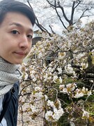 米吉と麗しい桜でWカワイイ。