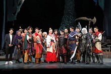 30-DELUX Special Theater 2025「デスティニー -アドラメレクの鏡-」出演者。（Photo by Kazunori ITO）