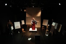 百景社アトリエ公演 2025「売り言葉」より。