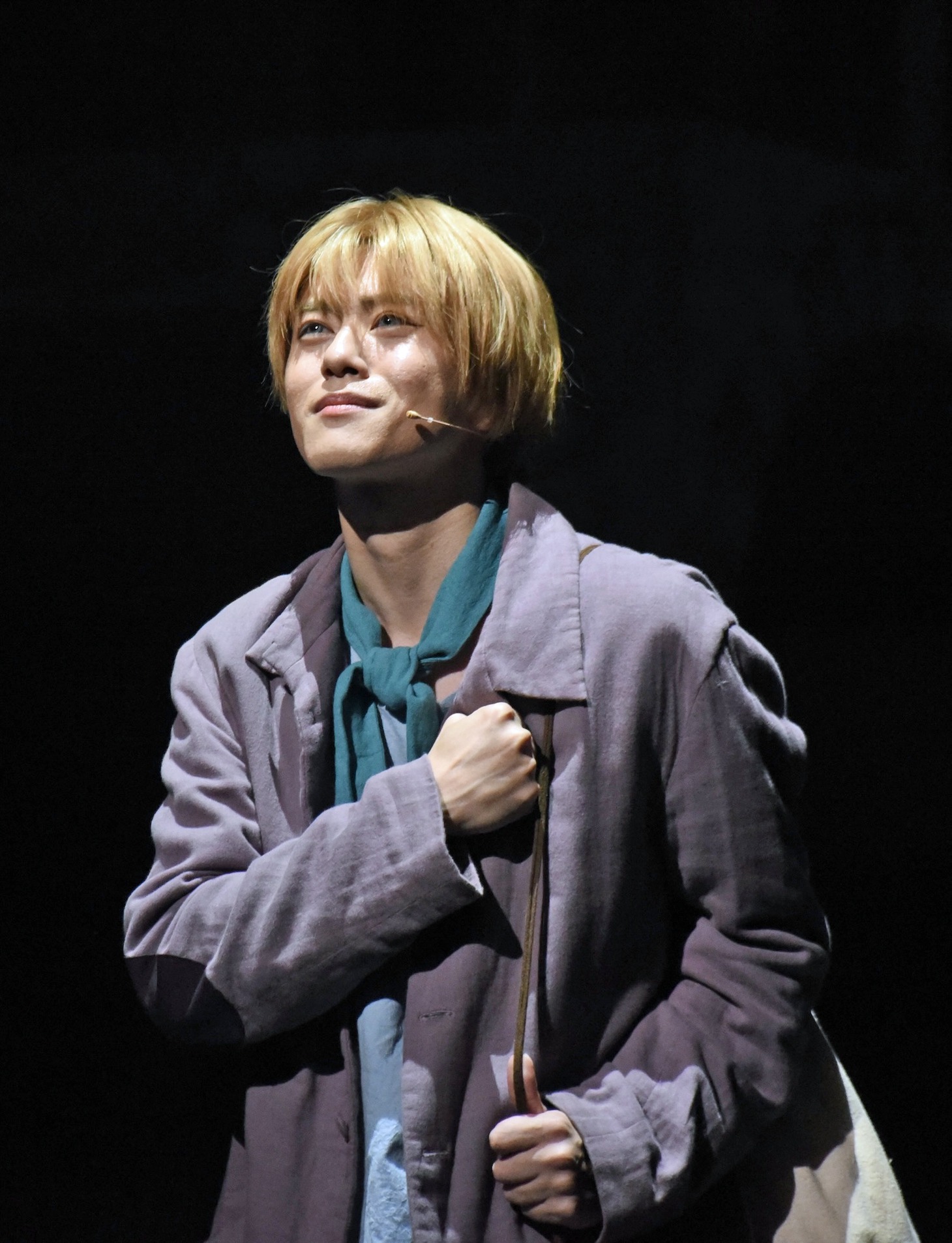 「ミュージカル『ロミオの青い空』～誓い～」ゲネプロより、新里宏太演じるアルフレド。