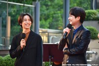 「Hibiya Festival 2025」で行われた「ミュージカル『憂国のモリアーティ』大英帝国の醜聞 Reprise」公演直前スペシャルイベントの様子。