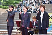 「Hibiya Festival 2025」で行われた「ミュージカル『憂国のモリアーティ』大英帝国の醜聞 Reprise」公演直前スペシャルイベントの様子。