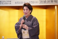 「華岡青洲の妻」取材会より、波乃久里子。
