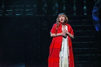 ミュージカル「ダンス オブ ヴァンパイア」ゲネプロより、中村麗乃。