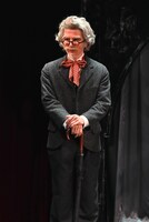 ミュージカル「ダンス オブ ヴァンパイア」初日記念会見より、武田真治。