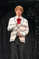 ミュージカル「ダンス オブ ヴァンパイア」初日記念会見より、寺西拓人。