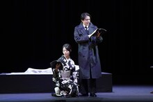 朗読公演 三島由紀夫生誕100年記念「近代能楽集」よりⅠ「邯鄲」「葵上」より。（撮影：友澤綾乃）