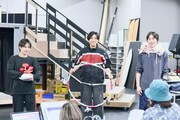 「ミュージカル『フラガリアメモリーズ』～純真の結い目～」稽古の様子。（撮影：山下侑毅 / timeties）
