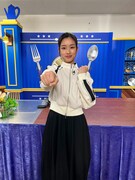 NHK総合「激突メシあがれ～自作グルメ頂上決戦～」河合優実出演回より。（写真提供：NHK）