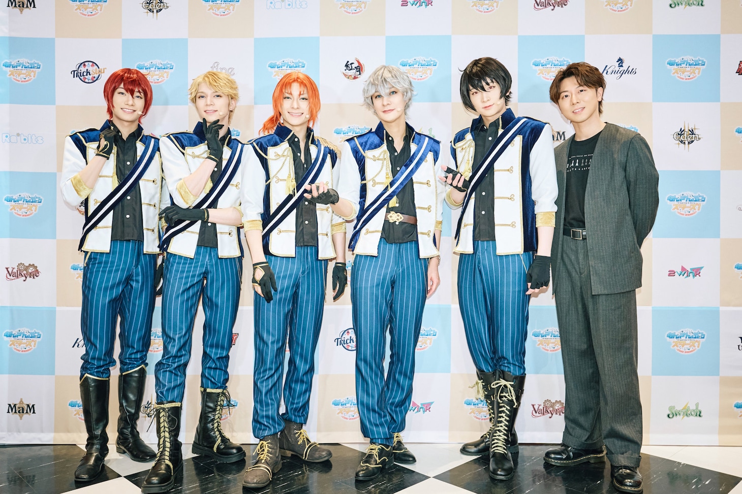 「『あんさんぶるスターズ！THE STAGE』-Desperate Checkmate-」初日会見より。