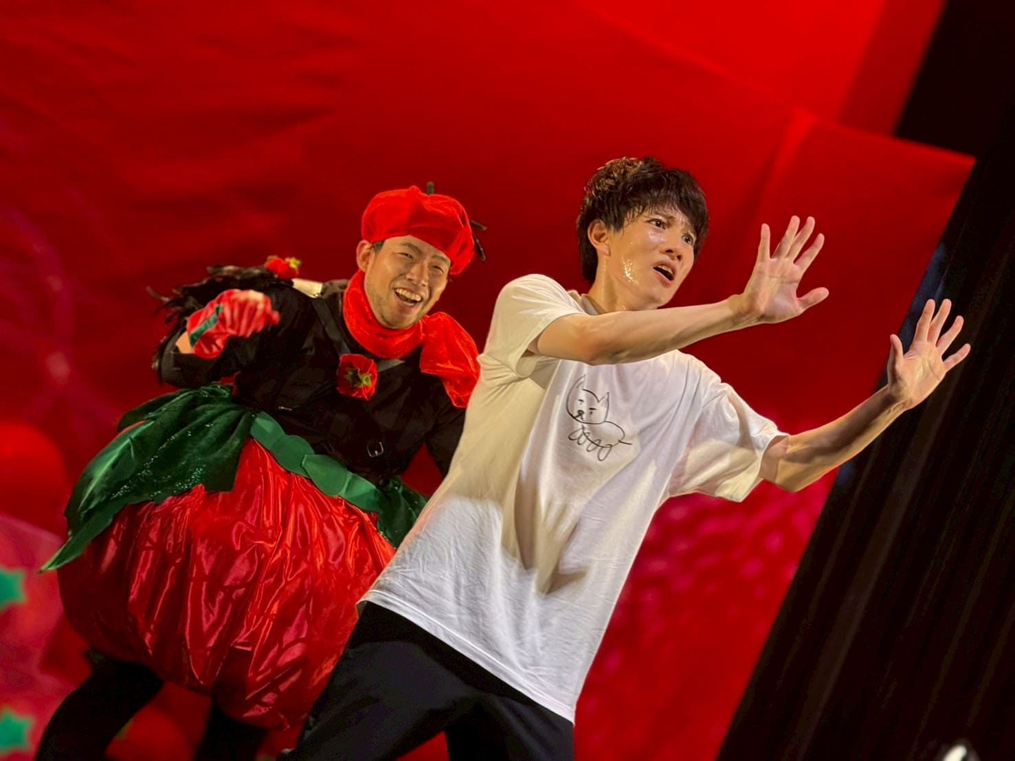 トマトを食べることができました！赤澤遼太郎の28歳記念公演「Fight
