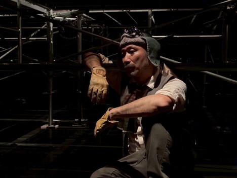 黒い犬「犬の観覧車」ゲネプロより。