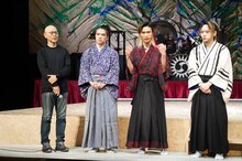 左から鈴木勝秀、瀧陽次朗（少年忍者）、橋本良亮（A.B.C-Z）、佐藤流司。