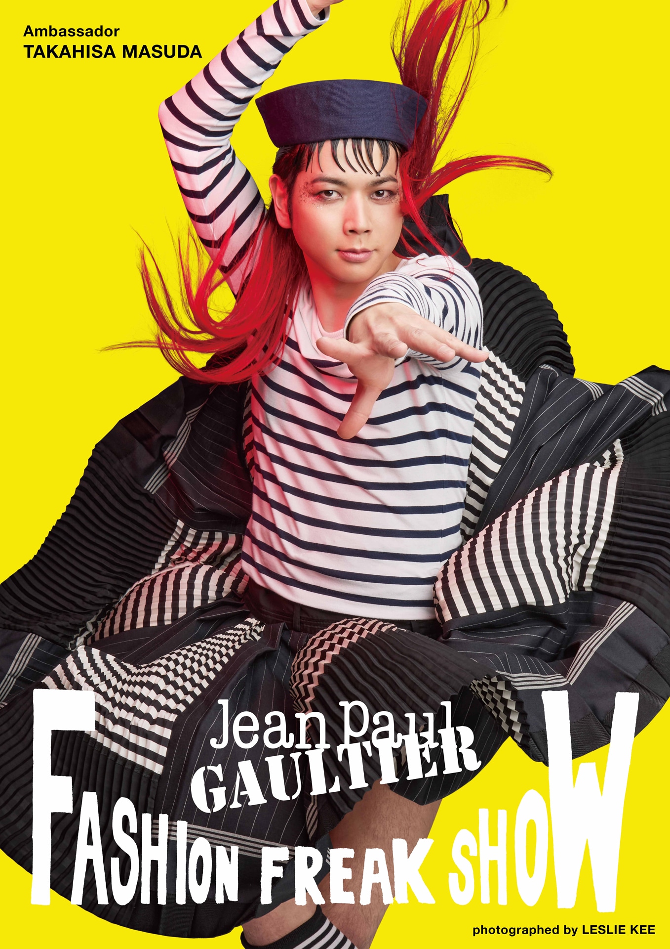 レスリー・キー撮影による増田貴久のビジュアル。