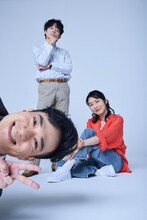 演劇集団キャラメルボックス「ナナメウシロのカムパネルラ」ビジュアル