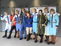 ミュージカル「ヘタリア～A tender world～」囲み取材の様子。