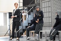 ミュージカル「ジェイミー」の稽古場お披露目より。