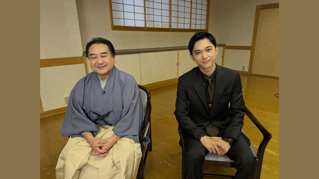映画「国宝」で歌舞伎指導を担った中村鴈治郎が吉沢亮と対談「スイッチインタビュー」