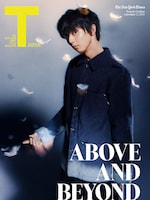 「T JAPAN」9月27日発行号の有料版で表紙を飾る羽生結弦。©T JAPAN2025年9月27日号有料版 / 集英社 Photography / Miss Bean