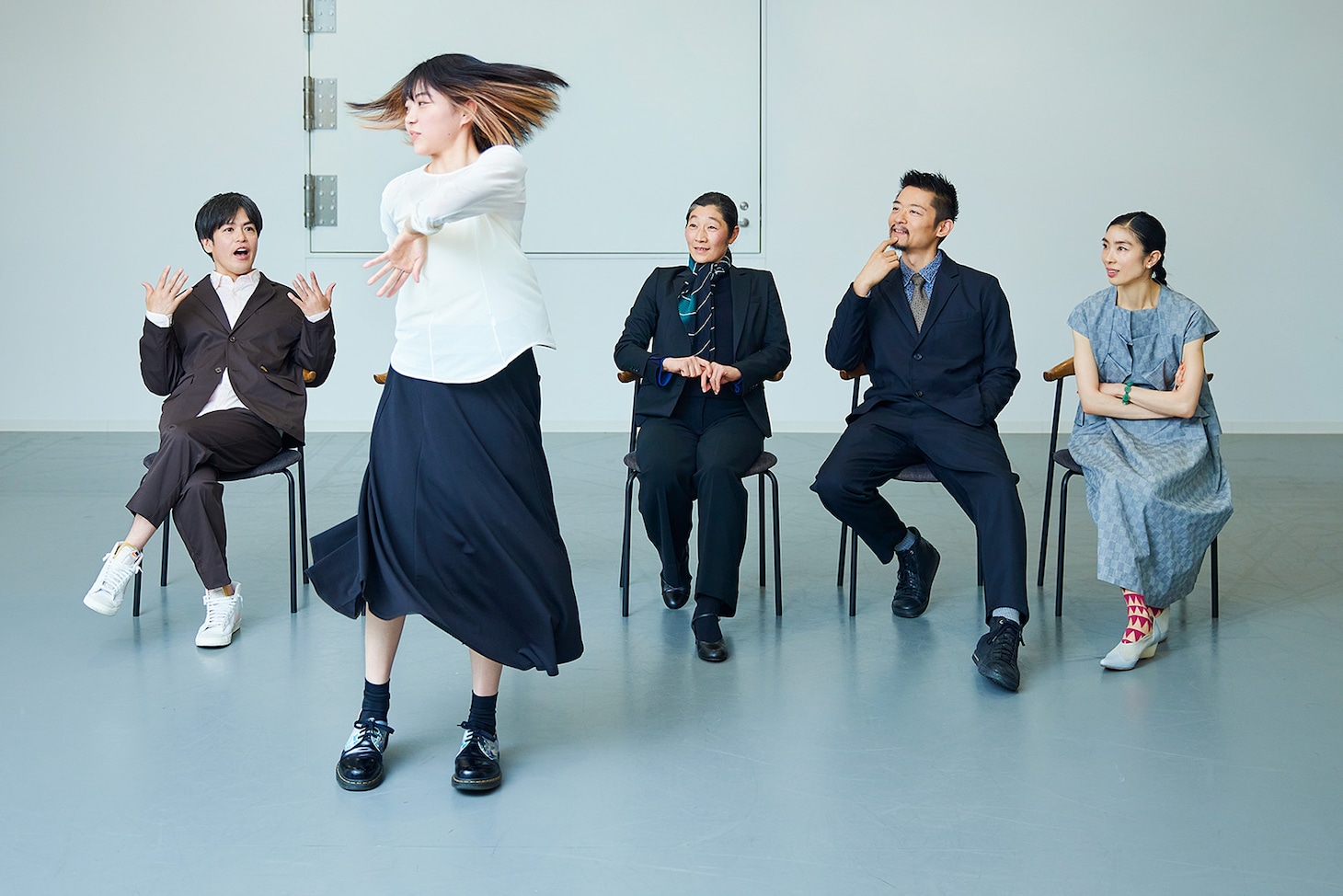 ダンス兼演劇作品「ダンスの審査員のダンス」キービジュアル（Photo by Yusei Fukuyama）