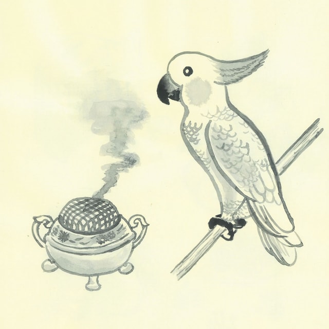 判じ物です。昔の横書きは右から左に読みます。