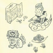 地元が和歌山なもので工作はだいたいみかんの段ボール。狛犬は、古代オリエントのライオンを源流に、インドや中国の獅子、琉球のシーサーなどと繋がっている。泥団子は、砂をかけつつ磨くように丸めるのがコツ。私にとっての「西遊記」は堺正章さんではなくモックン（1993年 / 日本テレビ版）。