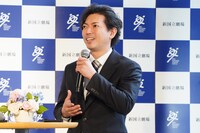 新国立劇場バレエ団「ジゼル」ロンドン公演に向けた記者発表より、井澤駿。
