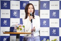 新国立劇場バレエ団「ジゼル」ロンドン公演に向けた記者発表より、吉田都。