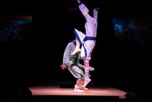 2017年の「舞台 増田こうすけ劇場 ギャグマンガ日和 ～奥の細道 地獄のランウェイ編～」より。