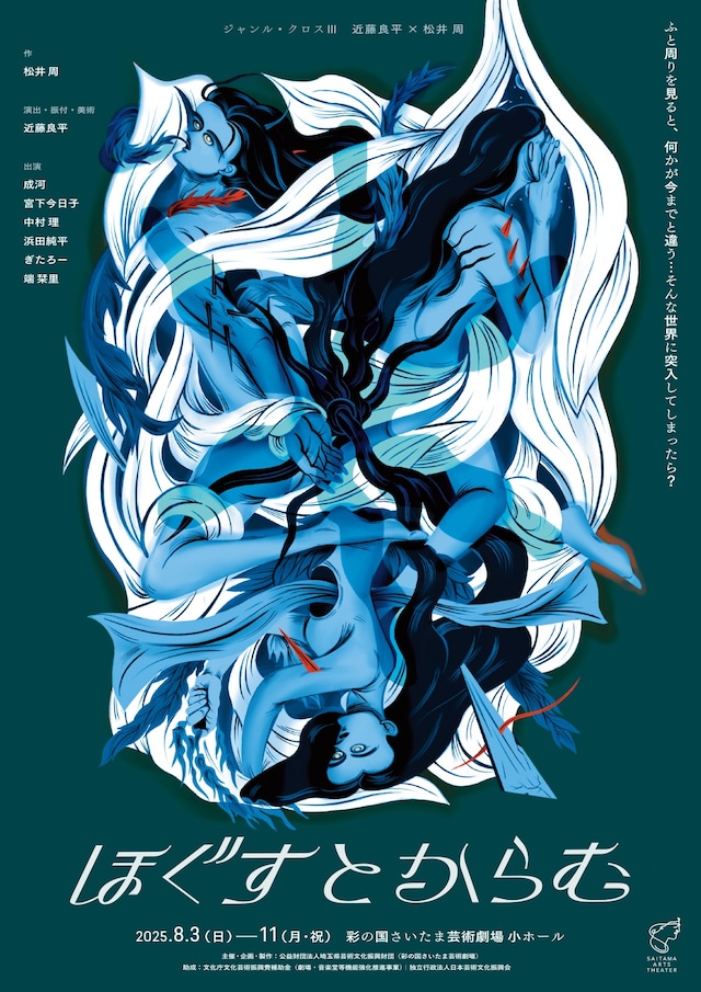 ジャンル・クロスIII 近藤良平×松井周「ほぐすとからむ」チラシ表