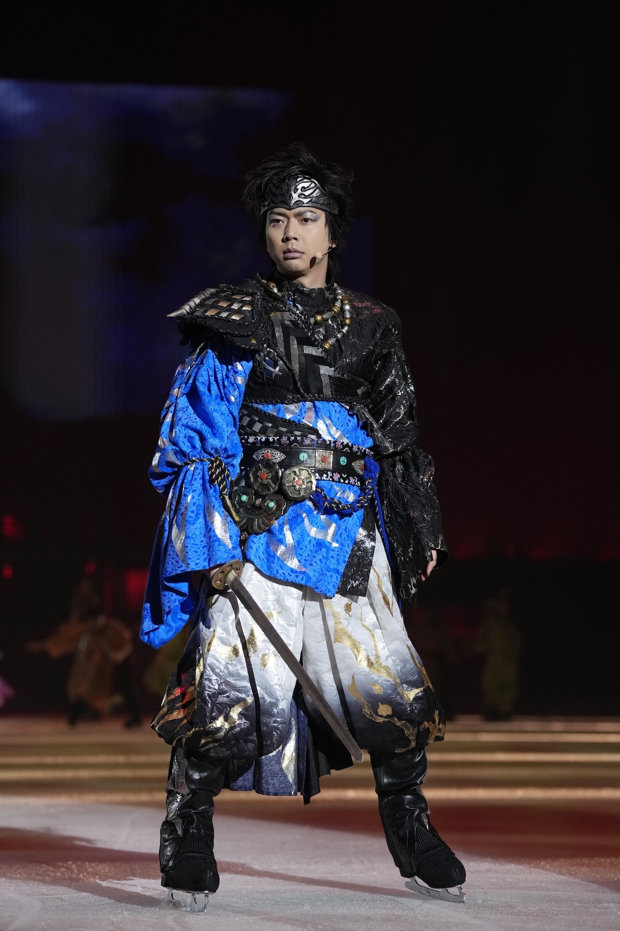 「氷艶 hyoen 2025 -鏡紋の夜叉-」より。©︎氷艶hyoen2025