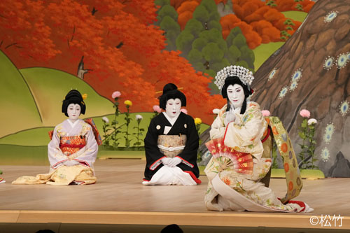 松竹創業百三十周年「七月大歌舞伎」昼の部「紅葉狩」より。
