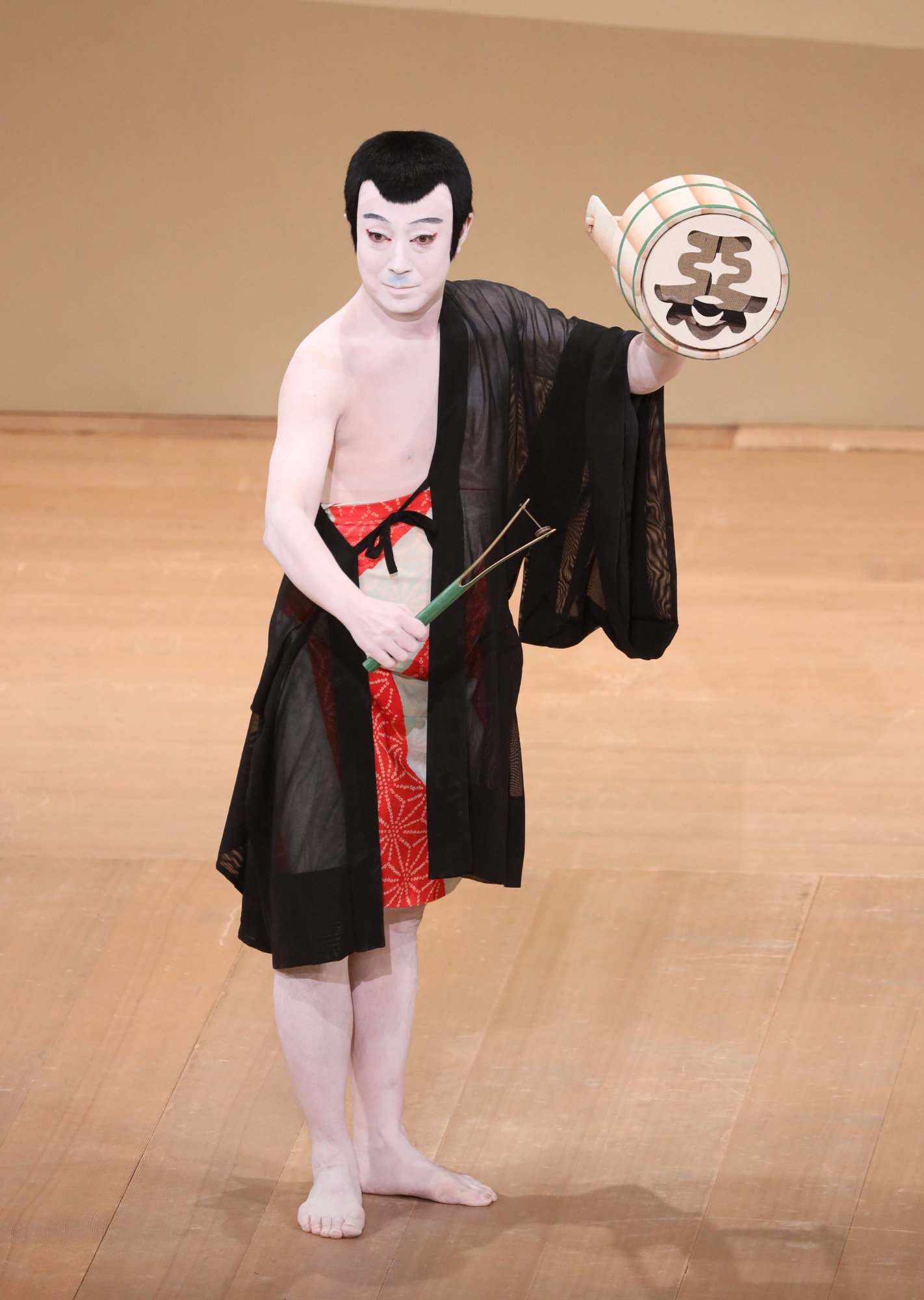 「うかれ坊主」より、八代目尾上菊五郎。